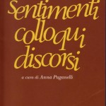 <b>Sentimenti, Colloqui, Discorsi.</b> Edizione Critica a cura di Sr. Anna Paganelli